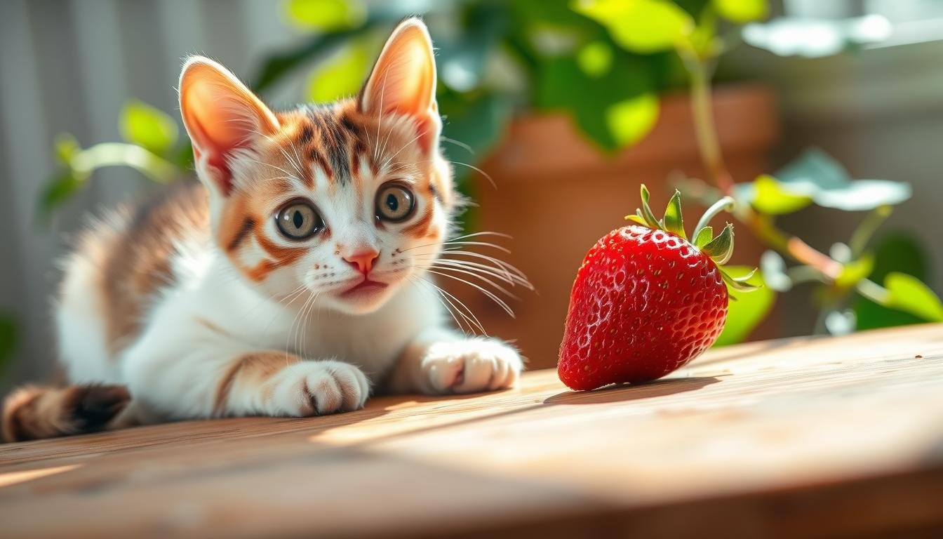 can cats eat strawberry