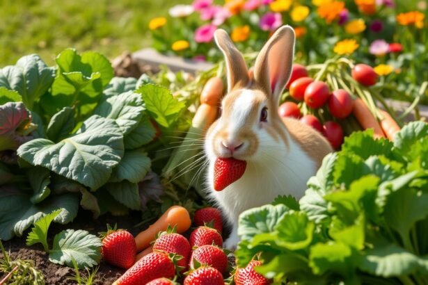 can rabbits eat strawberry