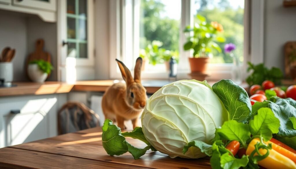 introducing cabbage to rabbit diet